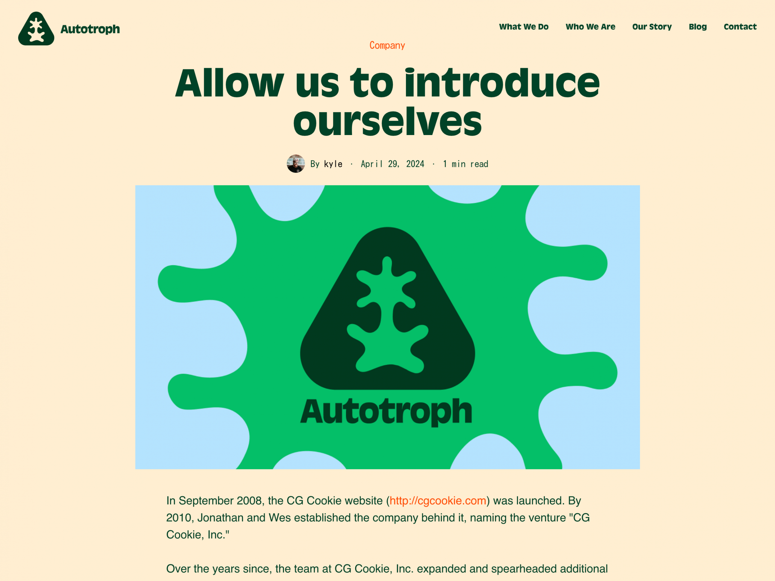 Allow Us to Introduce Ourselves